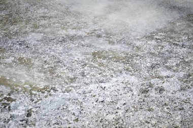 toprak tuz kristalleri, tuz daireler, tuzlu toprak