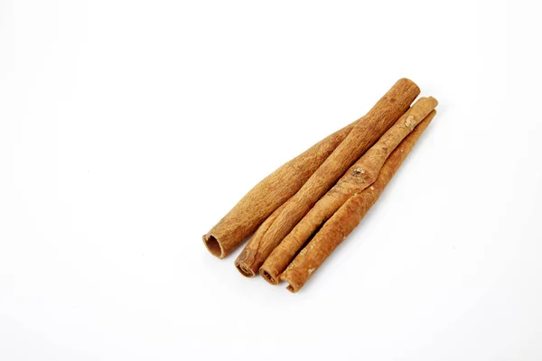 Cinnamon Isolated White Background — Stock Photo, Image