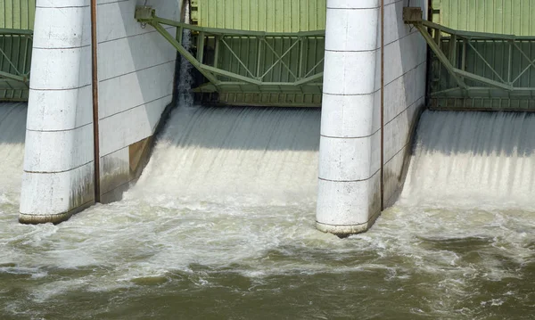 Mae Klong Dam Stopt Waterstroom Van Mae Klong Rivier Tha — Stockfoto