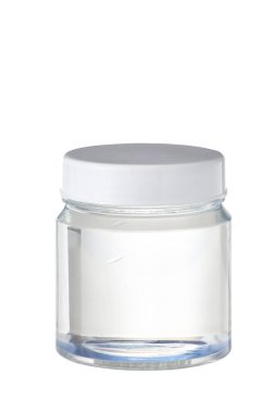 cam kap, beyaz arka planda, etiket olmadan ve bir şablon olarak kullanmak için izole