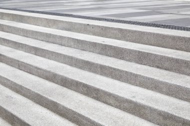 Soyut modern beton merdivenler bina 