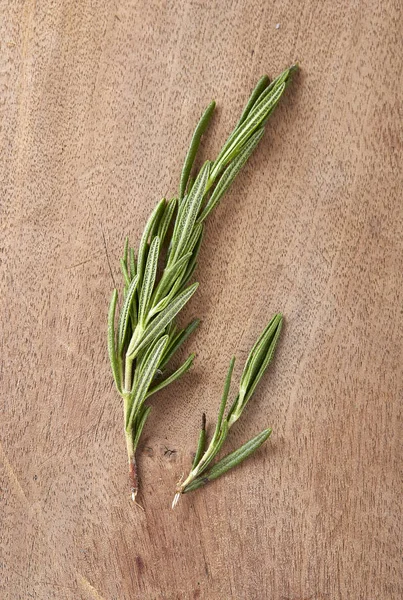 Rosemary Old Wood Table — Stock Photo, Image