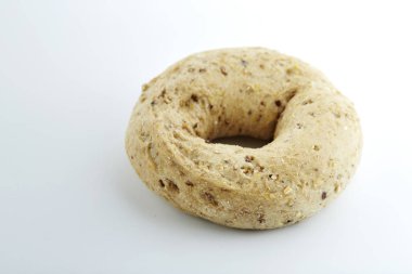 Ekmek ve fırın beyaz arka plan üzerinde izole