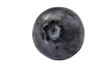 Kırpma yolu ile beyaz arka plan üzerinde izole taze yaban mersini