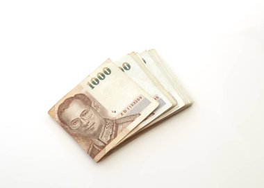 Bir beyaz üzerine Tayland Bahtı