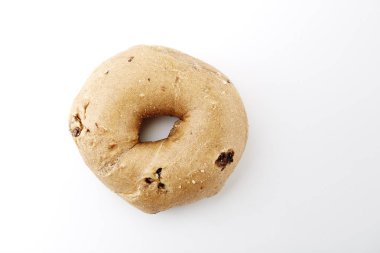 Ekmek ve fırın beyaz arka plan üzerinde izole