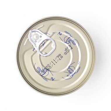 Beyaz arka plan üzerinde izole konserve