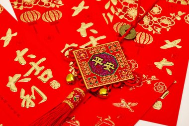 Çin yeni yılı dekorasyon için şanslı düğüm