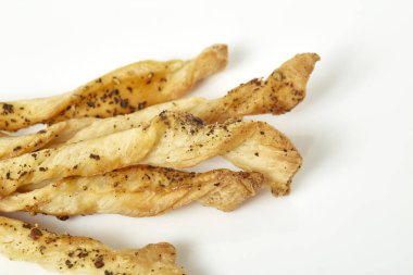  Beyaz adam üzerinde ekmek sopa