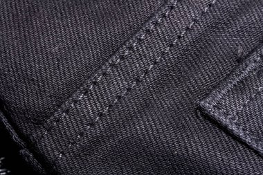Siyah kot pantolon arka planının dokusu