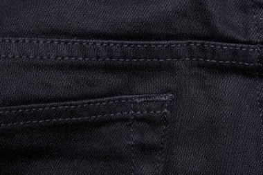 Siyah kot pantolon arka planının dokusu