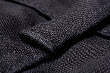 Siyah kot pantolon arka planının dokusu