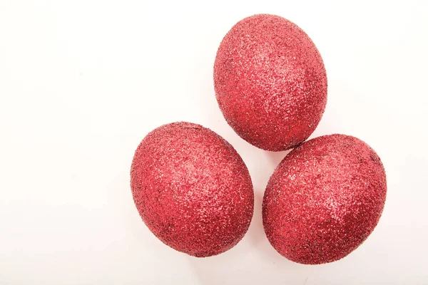 Kırmızı Tuzlama Için Bir Paskalya Günü Hazır Yumurta Paskalya Paskalya — Stok fotoğraf