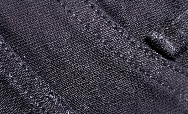 Tekstur Sorte Jeans Baggrund - Stock-foto
