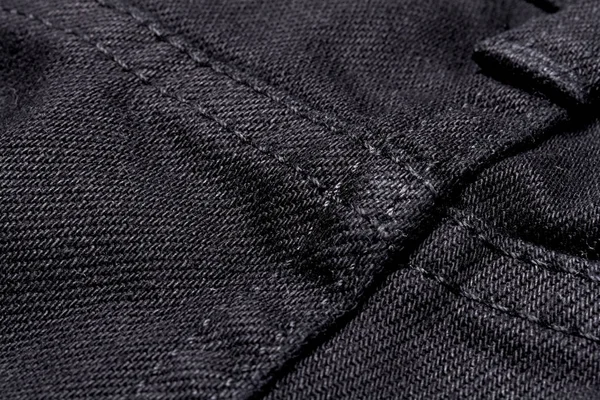 Texture Sfondo Jeans Neri — Foto Stock