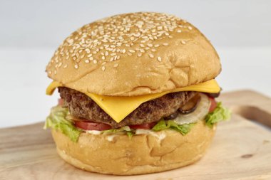 sığır eti lezzetli burger