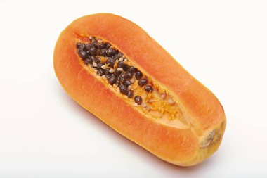 Papaya Samanea saman doku dilimlenmiş