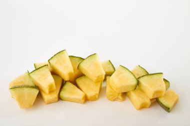 kavun dilimi ahşap plaka üzerinde