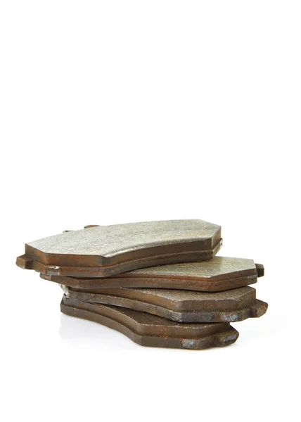 Almohadillas de freno antiguas — Foto de Stock