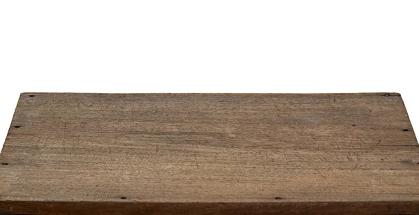 Κενό ξύλινο τραπέζι — Φωτογραφία Αρχείου