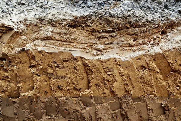 Capas de tierra y roca . — Foto de Stock