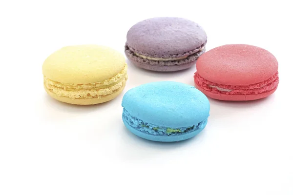 Bunte Macaron-Plätzchen — Stockfoto