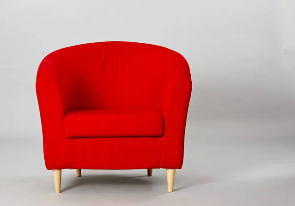 Vintage red chair — Stock Photo, Image