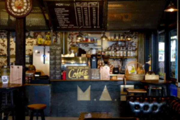 Cafenea cu restaurant Blur — Fotografie, imagine de stoc