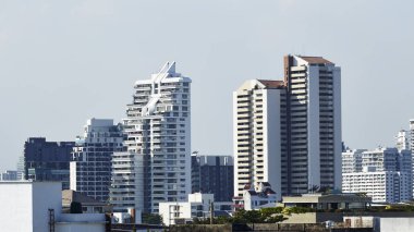 bangkok siluetinin manzarasına