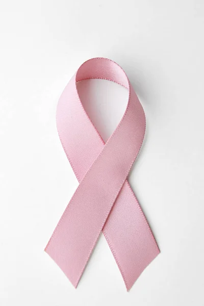 Nastro rosa per cancro al seno — Foto Stock