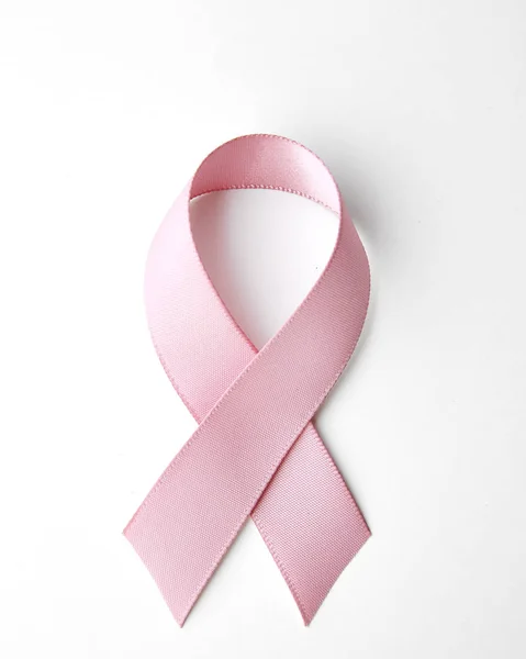 Pink breast cancer ribbon — Stock Photo, Image