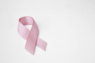Pink breast cancer ribbon  clipart