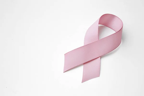 Nastro rosa per cancro al seno — Foto Stock