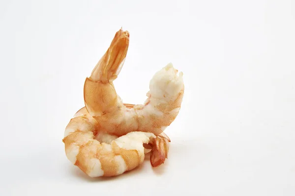 Shrimp  on white — Stock Photo, Image