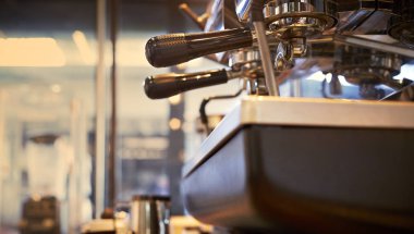 Kahve makinesi kahve dükkanında