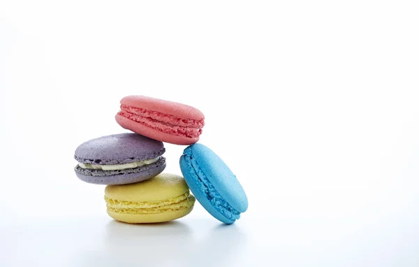 Farbenfrohe französische Macarons — Stockfoto