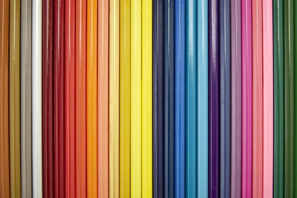 Molte matite colorate diverse — Foto Stock