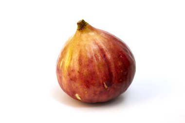 beyaz zemin üzerine incir