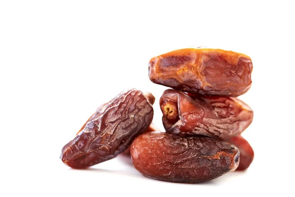 Fresh dates over white Background — Stock Photo, Image