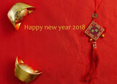 Şanslı Çin yeni yılı 2018 ay