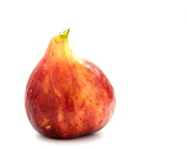 beyaz zemin üzerine incir