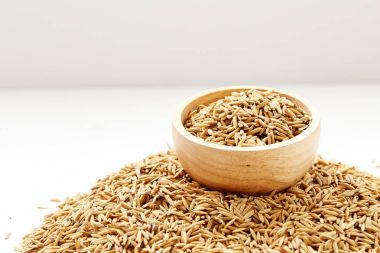 Kahverengi çeltik pirinç kapandı