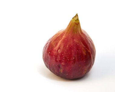 beyaz zemin üzerine incir