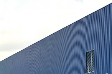 Oluklu sac mavi renk