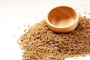 Kahverengi çeltik pirinç kapandı