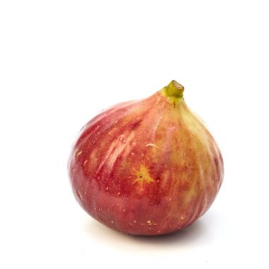 Olgun tatlı incir üzerinde beyaz izole