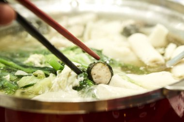 Suki Yakivegetables soupthai içinde