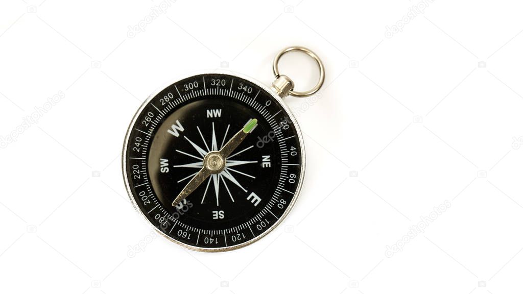 compass to determine the path and navigation