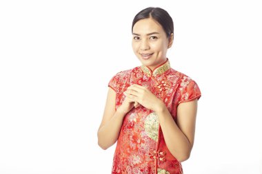 Asya Çince Çin yeni yılı portresi