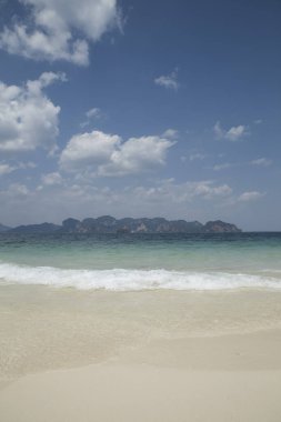 Güzel deniz yazı ya da bahar soyut arkaplanı